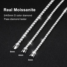 KNOBSPIN D VVS1 Moissanite Tennis Bracelet Original s925 Sterling Silver Plated 18k White Gold with GRA Bracelets for Women