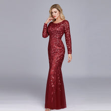 Mermaid O Neck Full Sleeve Lace /8
