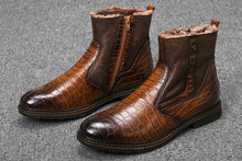 Men's Boots Size 40-45 Leather  Snow Boots hand Made /12