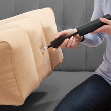 Inflatable travel leg pillow