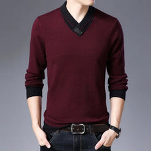 Winter Men's  Casual V-Neck Sweater