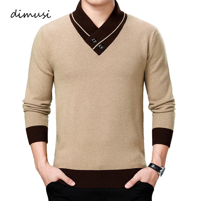 Winter Men's  Casual V-Neck Sweater