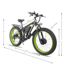 26 inch 4.0-tire electric bicycle 48V2000W Dual drive front and rear