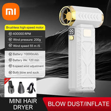 Electric Turbo Jet Fan Powerful Air Blower Vacuum Dust Cleaner