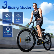 EU Stock New Electric Bicycle 250W 500W Motor 46V 14.4Ah 26 inch Adult City Road Electric Bike Max Speed 25KM/H Commuter Ebike