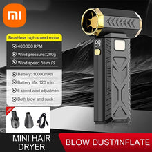 Electric Turbo Jet Fan Powerful Air Blower Vacuum Dust Cleaner