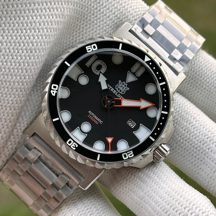 STEELDIVE  Blue Luminous  Waterproof Watch