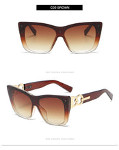 Rimless Cat Eye Sunglasses Women 2023 Luxury Brand Designer