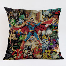 Superheros superman Batman Printed Cushion Throw Pillows Gifts for children