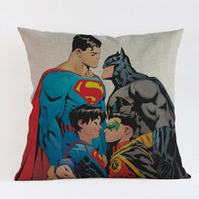 Superheros superman Batman Printed Cushion Throw Pillows Gifts for children