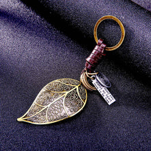 Multiple Guitar Butterfly Pendant Suspension Leather Keychain